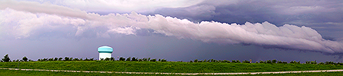 storm clouds in Iowa